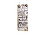 Appendiabiti Da Parete 100X40 Cm Berlin 6 Ganci Appendiabiti Pannello Da Ingresso In Legno Decorazione Ingresso