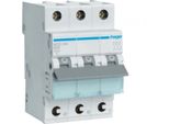 Hager MCS340. Corrente Nominale: 40 A. Tipo: Tipo C, Quantità Moduli (Max): 3 Moduli. Larghezza: 52,5 Mm, Profondità: 70 Mm, Altezza: 83,4 M