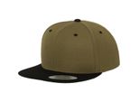 Flexfit 6089MT | Cappellino Classico A Due Toni - Colore: Oliva/Nero - Taglia: Unica