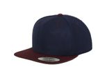 Flexfit 6089MT | Cappellino Classico A Due Toni - Colore: Navy/Maroon - Taglia: Unica