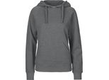 Neutral O83101 | Felpa Con Cappuccio Da Donna / Felpa Con Cappuccio / 100% Cotone Equosolidale - Colore: Dark Heather - Taglia: Xl