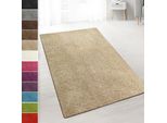 Tappeto Shaggy Barcelona A Pelo Alto E Morbido Con Effetto Increspato Beige 200X290 Cm