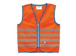 Wowow Gilet Di Sicurezza Fun Jacket Per Bambini Arancione Con Strisce Riflettenti M