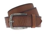 Vanzetti Pelle Cintura Denim Love 40Mm Full Leather Belt W80 Cognac Marrone