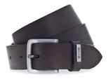 Mustang Pelle Cintura Adjustable Leather Belt 3.5 W95 Dark Brown Marrone