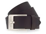 Vanzetti Pelle Cintura Denim Love 45Mm Full Leather Belt W85 Dark Brown Marrone