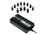 Tooq Caricabatterie Per Laptop TQLC-100BS01M/ 100W/ Manuale/ 12 Connettori/ Tensione 12-24V/ 1 Usb
