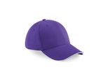 Beechfield B20 | Athleisure 6 Panel Cap - Farbe: Purple/White - GrößE: One Size