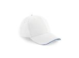 Berretto A 6 Pannelli Beechfield B20 | Athleisure - Colore: White/Bright Royal - Taglia: Unica