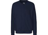Neutral O73501 | Giacca Da Uomo Con Zip / 100% Cotone Equosolidale - Colore: Navy - Taglia: Xxl