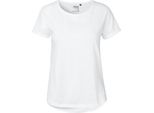 Neutral O80012 | Maglietta Da Donna Con Manica Arrotolata / Maglia Single Jersey - Colore: Bianco - Taglia: L