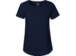 Neutral O80012 | Maglietta Da Donna Con Maniche Arrotolate / Maglia Single Jersey - Colore: Navy - Taglia: L