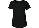Neutral O80012 | Maglietta Da Donna Con Maniche Arrotolate / Maglia Single Jersey - Colore: Nero - Taglia: Xxl