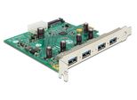 Delock Usb 3.0 Pci Express X1 Karte Zu 4 X Extern Typ-A