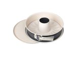 Teglia Zenker Ø 28 Cm Creme Noir, Teglia Con Fondo Piatto E Tubolare E Protezione Antiaderente, Tortiera Rotonda Con Rivestimento Antiaderente Rinforzato In Ceramica (Colore: Crema/Antracite)