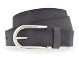 Vanzetti Pelle Cintura Classics 30Mm Leather Belt W75 Dark Grey Grigio Scuro