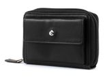 Esquire Pelle Portafoglio Harry Rfid Zip Around Wallet Black Nero