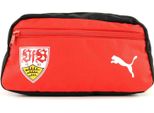Puma Borsa Da Toilette Vfb Stuttgart Fanwear Wash Bag Puma Black - Puma Red Rosso Nero