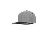 Flexfit 6089MS | Melange Solid Snapback - Colore: Nero Melange/Nero - Taglia: Unica