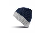 Result Winter Essentials RC378X | Cappello A Maglia A Doppio Strato Cappello Invernale - Colore: Navy/Grigio - Taglia: Unica
