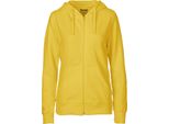 Neutral O83301 | Felpa Con Cappuccio E Zip Da Donna - Colore: Giallo - Taglia: S