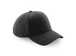 Berretto Da Baseball Beechfield B677 | Jersey Athleisure / Design A 6 Pannelli - Colore: Heather Graphite - Taglia: Unica