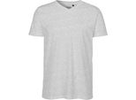 Neutral O61005 | Maglietta Con Scollo A V Da Uomo - Colore: Grigio Sportivo - Taglia: 3XL