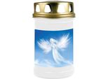 Hs Candle Confezione Da 8 Candele Da Tomba Con Motivo, Lume Da Tomba Con Durata Di Combustione Di Circa 2 Giorni, Motivo: Nuvola D'angelo, In Molte Altre Varianti
