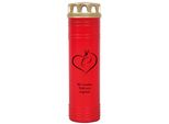 Candela Da Tomba Rossa, Tempo Di Combustione: 170 Ore ( 7 Giorni ), Motivo: Cuore