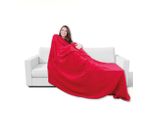 Coperta In Microfibra, Colore: Rosso, Dimensioni: 210X280 Cm