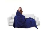 Coperta In Microfibra, Colore: Blu, Dimensioni: 130X170 Cm