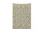 Arazzo Abakuhaus Con Margherite, Stampa Con Petali Sovrapposti, Morbido Tessuto In Microfibra, Colori Chiari Che Non Sbiadiscono, Lavabile, 110 X 150 Cm, Grigio Chiaro E Giallo.