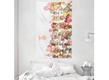 Abakuhaus Arazzo E Copriletto Nautico, Rivestimento In Morbido Tessuto Microfibra Lavabile Senza Scolorimento, Stampa Digitale, 140 X 230 Cm, Multicolore