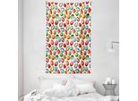 Abakuhaus Arazzo Colorato E Copriletto, Topaz Diamonds Arte In Morbido Tessuto Microfibra Lavabile Senza Scolorimento Stampa Digitale, 140 X 230 Cm, Multicolore