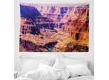 Abakuhaus Arazzo Americano, Grand Canyon View Usa In Morbido Tessuto Microfibra Lavabile Senza Scolorimento Stampa Digitale, 150 X 110 Cm, Marrone