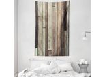 Abakuhaus Arazzo E Copriletto In Legno, Stile Western Americano In Morbido Tessuto Microfibra Lavabile Senza Scolorimento, Stampa Digitale, 140 X 230 Cm, Marrone