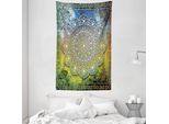 Abakuhaus Arazzo Etnico E Copriletto, Mandala Boho In Morbido Tessuto Microfibra Lavabile Senza Scolorimento Stampa Digitale, 140 X 230 Cm, Multicolore