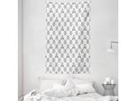 Abakuhaus Arazzo Tribale E Copriletto, Arrows Black And White In Morbido Tessuto Microfibra Lavabile Senza Scolorimento, Stampa Digitale, 140 X 230 Cm, Grigio Antracite