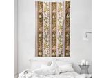 Abakuhaus Arazzo Colorato E Copriletto, Motivo Floreale Persiano In Morbido Tessuto Microfibra Lavabile Senza Scolorimento, Stampa Digitale, 140 X 230 Cm, Multicolore