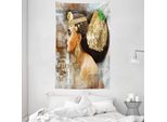 Abakuhaus Arazzo Egiziano E Copriletto, Regina Cleopatra In Morbido Tessuto Microfibra Lavabile Senza Scolorimento Stampa Digitale, 140 X 230 Cm, Multicolore