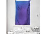 Abakuhaus Arazzo E Copriletto Viola, Sfondo Ombre Vivid In Morbido Tessuto Microfibra Lavabile Senza Scolorimento, Stampa Digitale, 140 X 230 Cm, Blu Scuro E Viola