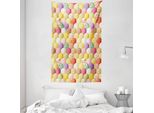 Abakuhaus Arazzo E Copriletto Eis, Flavor Toppings In Morbido Tessuto Microfibra Lavabile Senza Scolorimento Stampa Digitale, 140 X 230 Cm, Multicolore