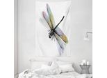 Abakuhaus Arazzo E Copriletto Libelle, Shady Motivi Elaborati In Morbido Tessuto Microfibra Lavabile Senza Scolorimento Stampa Digitale, 140 X 230 Cm, Multicolore