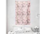 Abakuhaus Paris Arazzo E Copriletto, Croissant Macaron Muffin In Morbido Tessuto Microfibra Lavabile Senza Scolorimento Stampa Digitale, 140 X 230 Cm, Multicolore