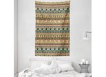 Abakuhaus Arazzo Egiziano E Copriletto, Lily Scarab In Morbido Tessuto Microfibra Lavabile Senza Scolorimento Stampa Digitale, 140 X 230 Cm, Multicolore