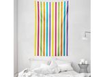 Abakuhaus Arazzo Arcobaleno E Copriletto, Linea Minimalista Arte In Morbido Tessuto Microfibra Lavabile Senza Scolorimento Stampa Digitale, 140 X 230 Cm, Multicolore