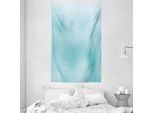 Abakuhaus Seafoam Arazzo E Copriletto, Disegno Astratto Sfocato In Morbido Tessuto Microfibra Lavabile Senza Scolorimento Stampa Digitale, 140 X 230 Cm, Seafoam