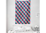 Abakuhaus Arazzo Geometrico E Copriletto, Rombi A Griglia Diagonale In Morbido Tessuto In Microfibra Lavabile Senza Scolorimento, Stampa Digitale, 140 X 230 Cm, Multicolore
