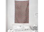 Abakuhaus Arazzo Geometrico E Copriletto, Rombi Poligonali In Morbido Tessuto Microfibra Lavabile Senza Scolorimento Stampa Digitale, 140 X 230 Cm, Multicolore