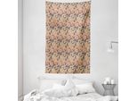 Abakuhaus Arazzo E Copriletto Batik, Motivo Paisley Vintage In Morbido Tessuto Microfibra Lavabile Senza Scolorimento, Stampa Digitale, 140 X 230 Cm, Multicolore